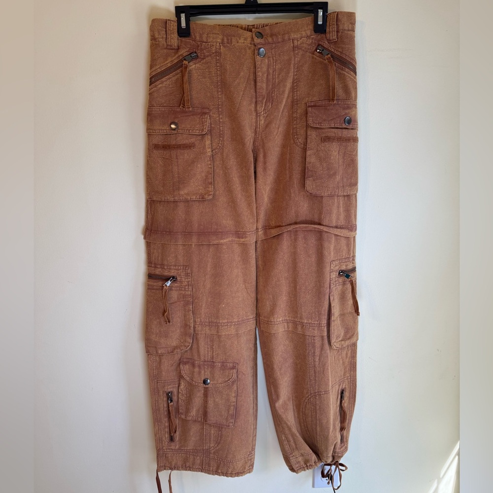 Oli & Hali Rust Orange Cargo Pants *NEW WITHOUT TAGS* - Picture 5 of 15